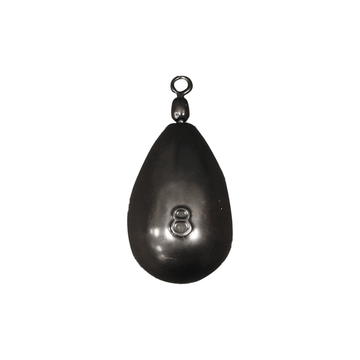 Fishing Sinker Weight Black  EGG Shape  With Swivel