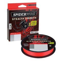 SpiderWire Stealth® Smooth8 x8 PE Braid - Red CD / 23 LB 10.3kg / 300m