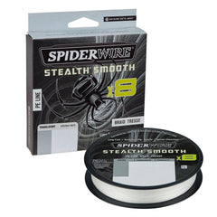 SpiderWire Stealth® Smooth8 x8 PE Braid - White TRL / 52 LB 23.6 kg / 300m