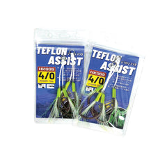 Fishon Double Teflon Assist Hooks Big Game Slow Jigging - 1/0