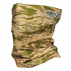 Fish Monkey Face Guard - Green Water Camo