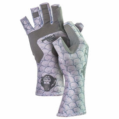 Fish Monkey Half Finger Guide Glove - M / Tarpin Camo