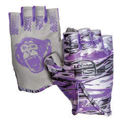 Fish Monkey Stubby Guide Glove - S / VooDoo Swamp Purple