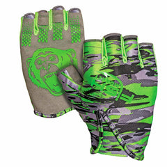 Fish Monkey Stubby Guide Glove - M / Voodoo Green